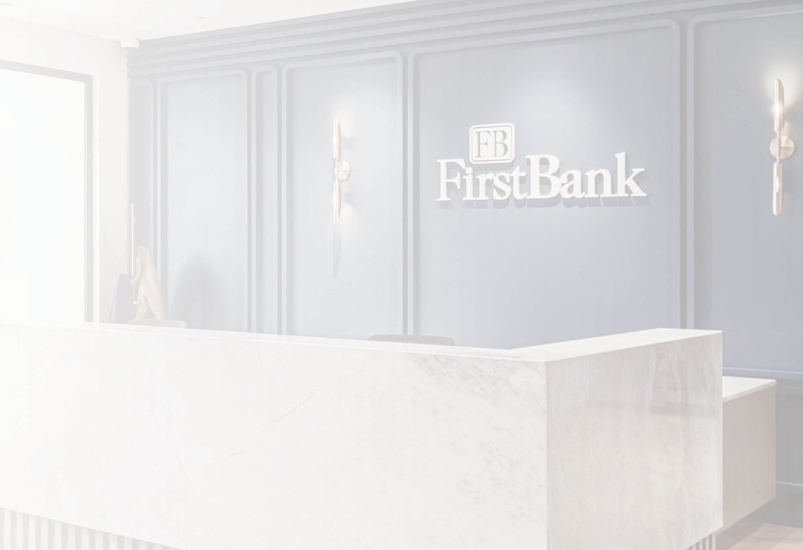 Wall in FirstBank branch