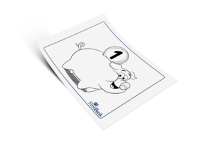 Piggy Bank Coloring Book